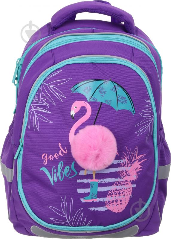 Ранец школьный KITE Education Beautiful tropics - фото 8