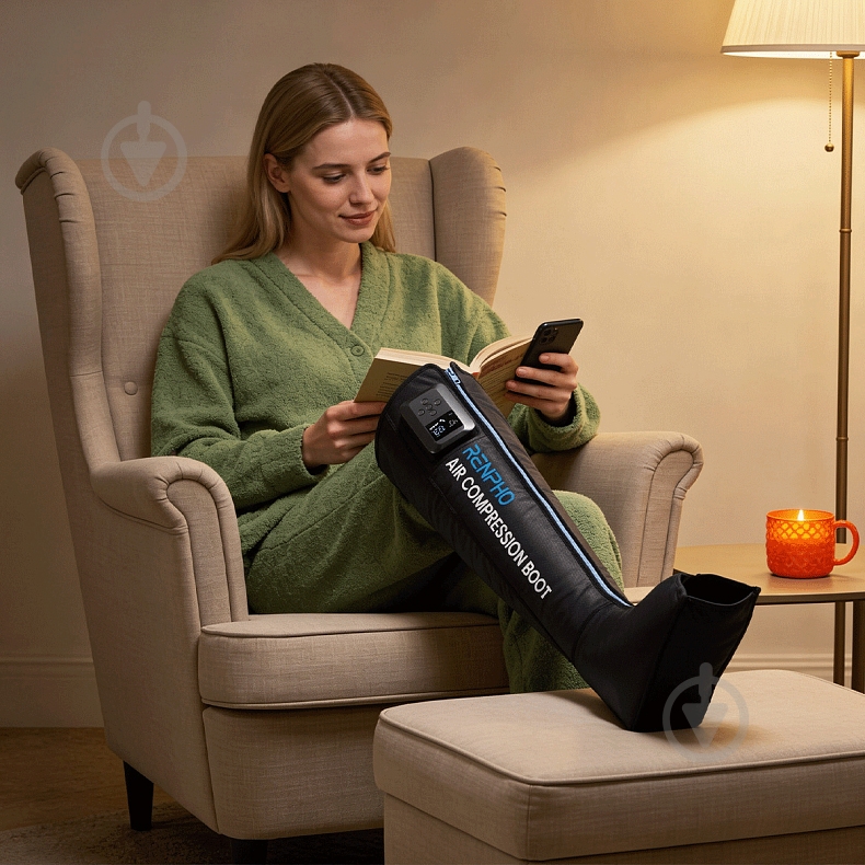 Массажер для ног RENPHO Aeria boot Thermal R-WML01-BK - фото 6