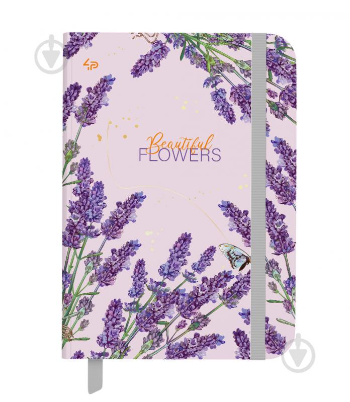 Блокнот 4PROFI Beautiful flowers lavender А5 - фото 1