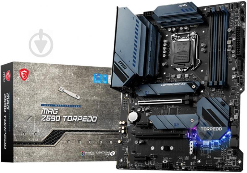 Материнская плата MSI MAG Z590 TORPEDO (Socket 1200, Intel Z590, ATX) - фото 1