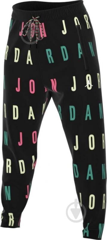 Брюки Jordan J SPRT DNA HBR PANT AOP CU9077-010 р. S черный - фото 3