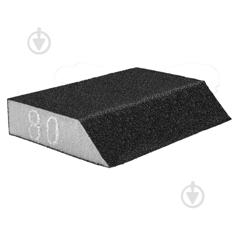 Губка шліфувальна GRAPHITE P80 55H922 - фото 1 Губка шліфувальна GRAPHITE P80 55H922 - фото 1