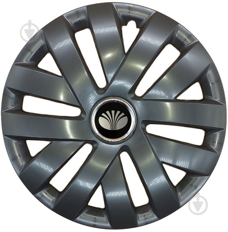 Колпак для колес SJS Daewoo 315 R15" 4 шт. черный - фото 1 Колпак для колес SJS Daewoo 315 R15" 4 шт. черный - фото 1