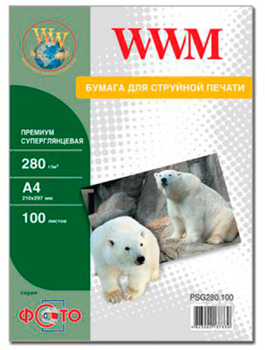 Бумага WWM A4 Premium (PSG280.100) - фото 1