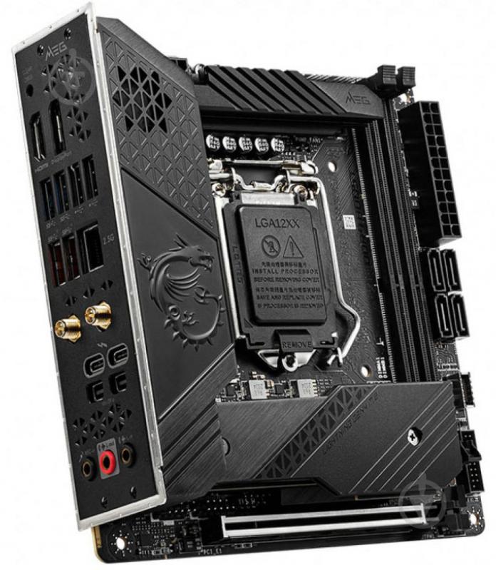 Материнська плата MSI MEG Z590I UNIFY (LGA1200, Intel Z590, mini ATX) - фото 4