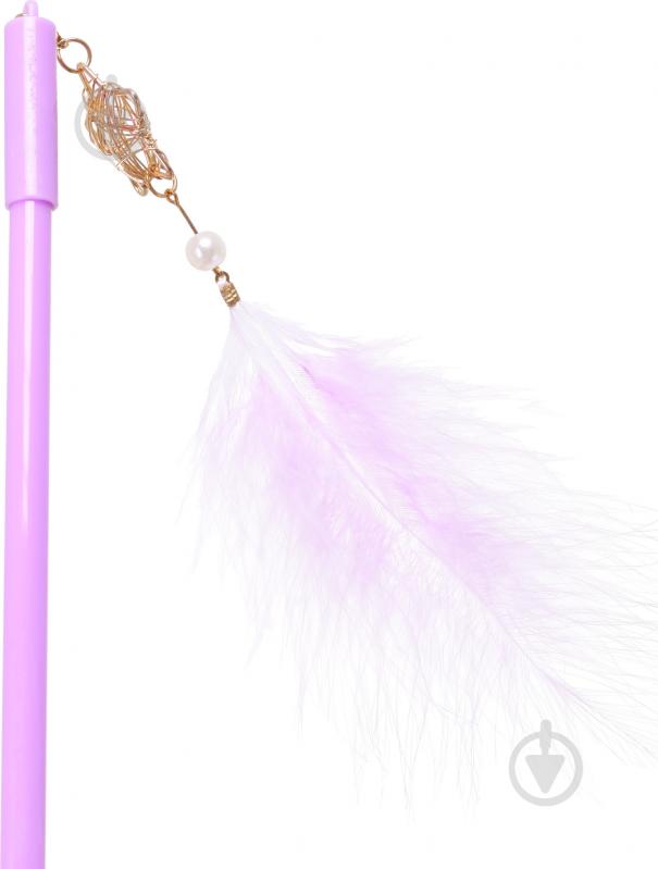 Ручка гелевая Feather&star фиолетовая - фото 4 Ручка гелевая Feather&star фиолетовая - фото 4