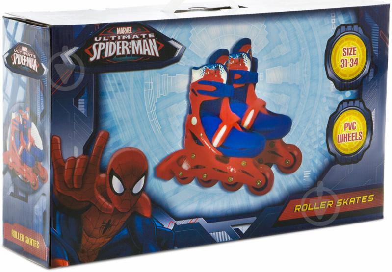 Роликові ковзани Disney Marvel Spider Man RS0117 р. 31-35 RS0117 р. 34 синій із червоним - фото 3