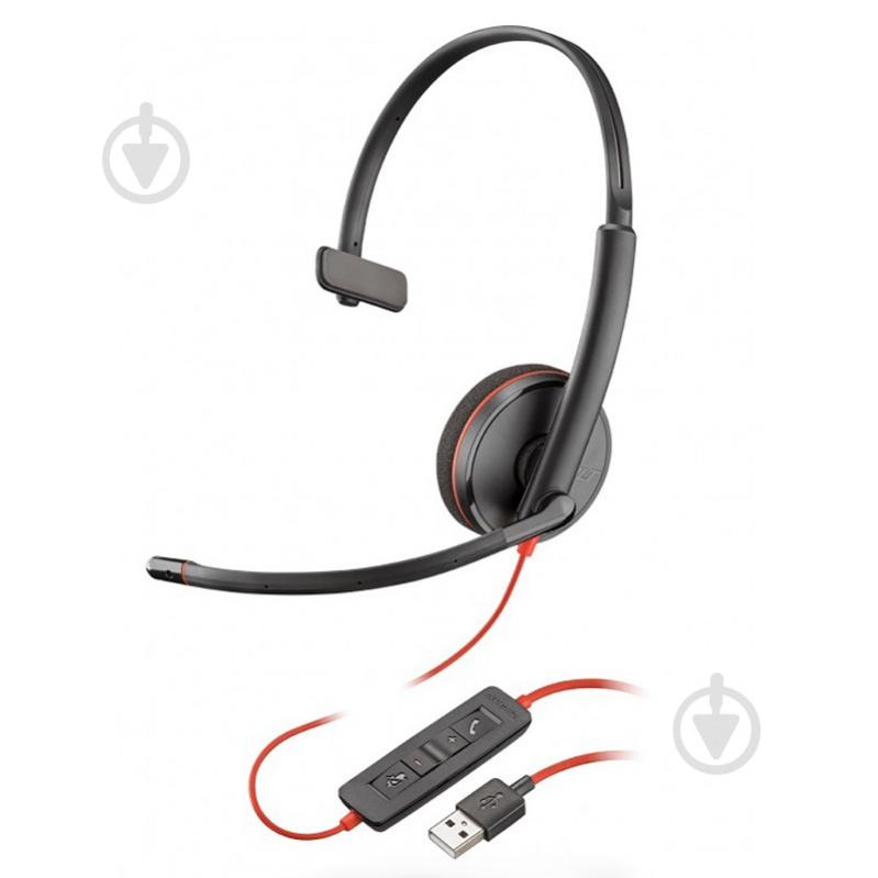 Наушники Plantronics C3210 USB-A (mono) black (209744-104) - фото 1