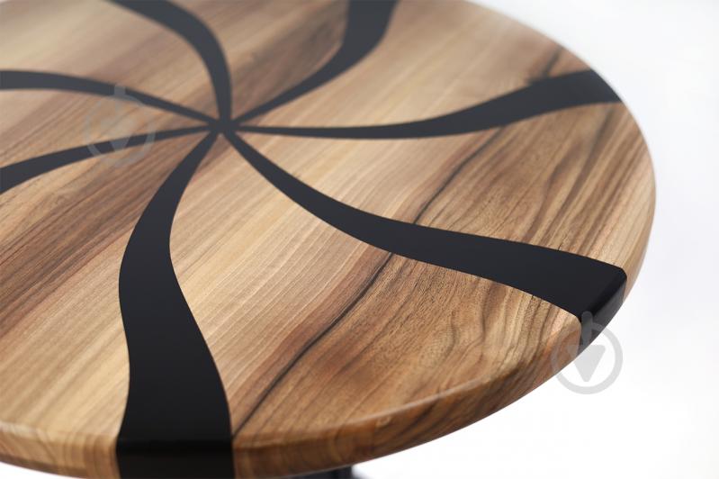 Стол журнальный Опал 600x600x540 мм черный/ орех - фото 4 Стол журнальный Опал 600x600x540 мм черный/ орех - фото 4