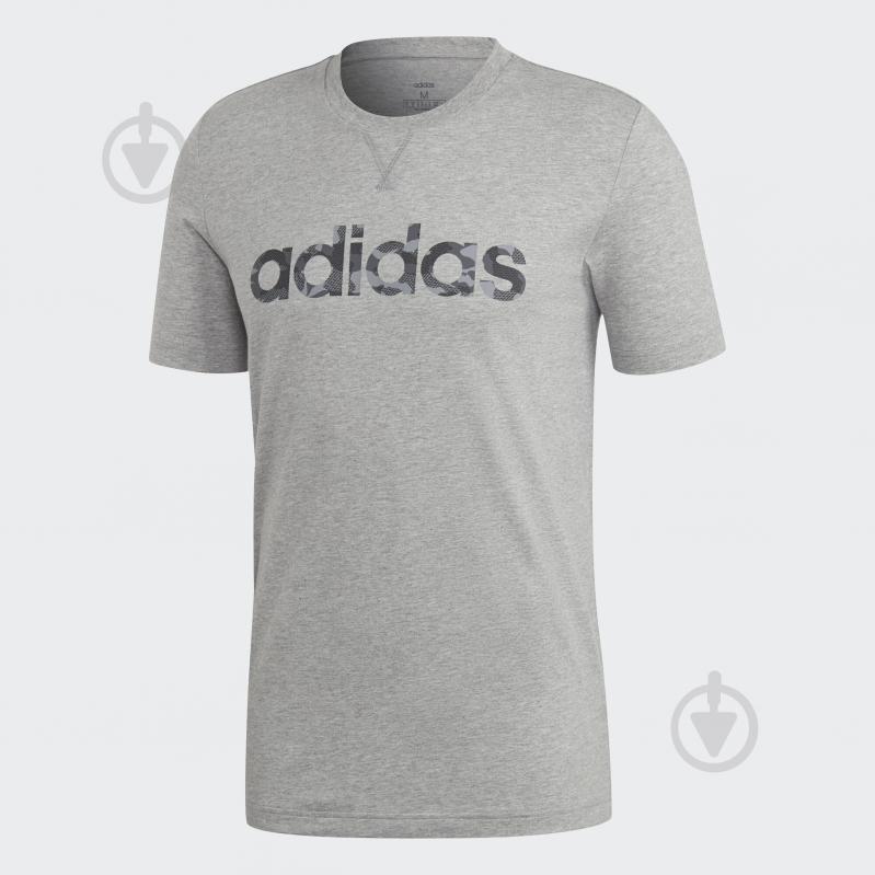 Футболка Adidas E CAMO LIN TEE EI9726 р.2XL серый - фото 1