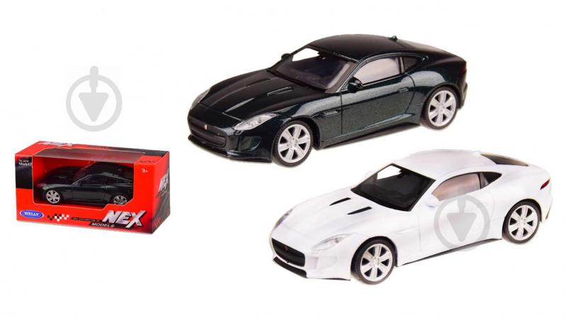 Автомодель Welly 1:43 Jaguar F-Type Coupe в асортименті 44049 - фото 1