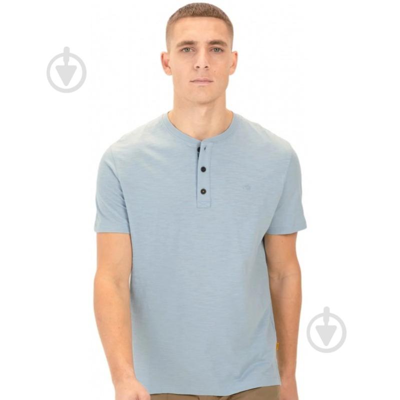 Футболка Camel Active Henley 1/2 Arm 409740-5T04-43 р.S голубой - фото 1 Футболка Camel Active Henley 1/2 Arm 409740-5T04-43 р.S голубой - фото 1