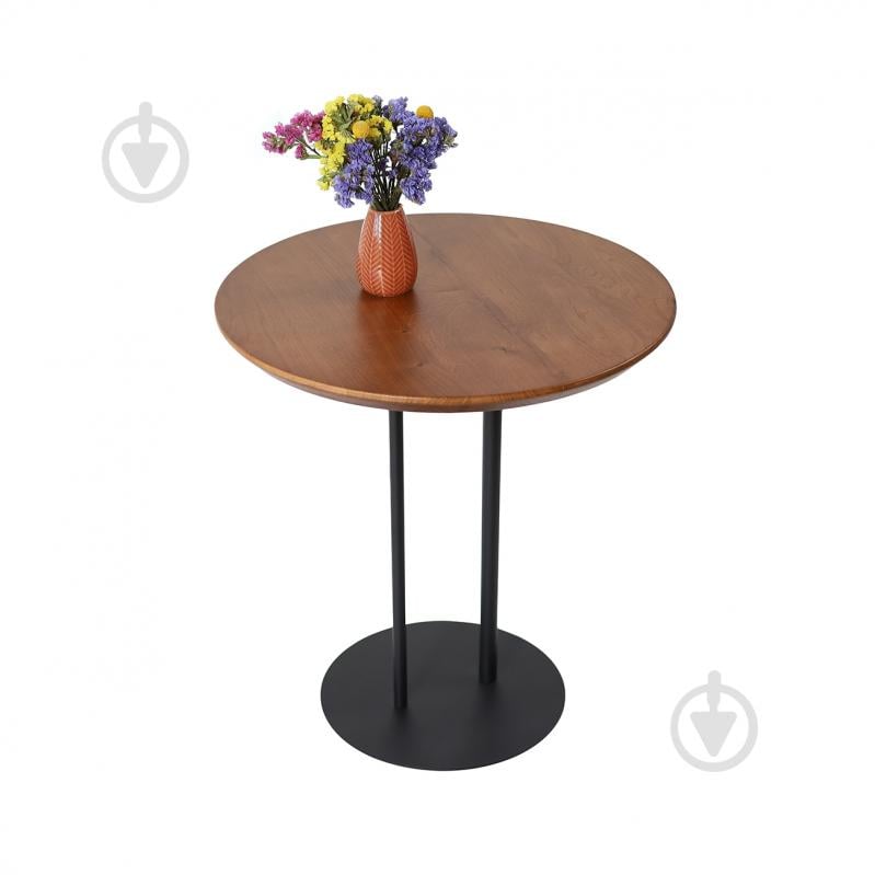 Стол журнальный Александрит 500x500x530 мм черный/ дуб - фото 1 Стол журнальный Александрит 500x500x530 мм черный/ дуб - фото 1