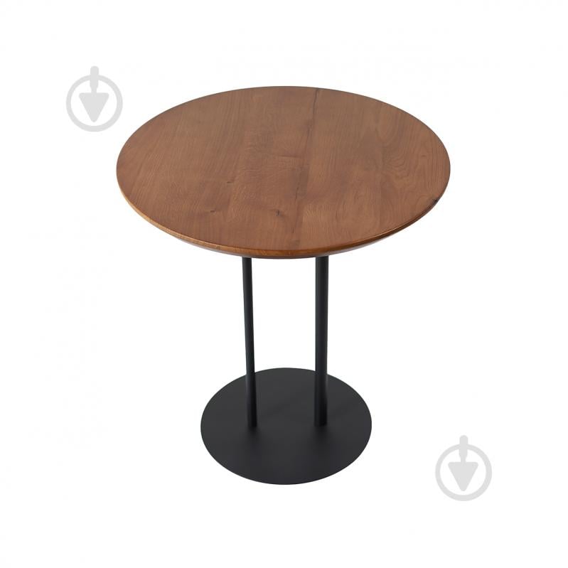 Стол журнальный Александрит 500x500x530 мм черный/ дуб - фото 2 Стол журнальный Александрит 500x500x530 мм черный/ дуб - фото 2