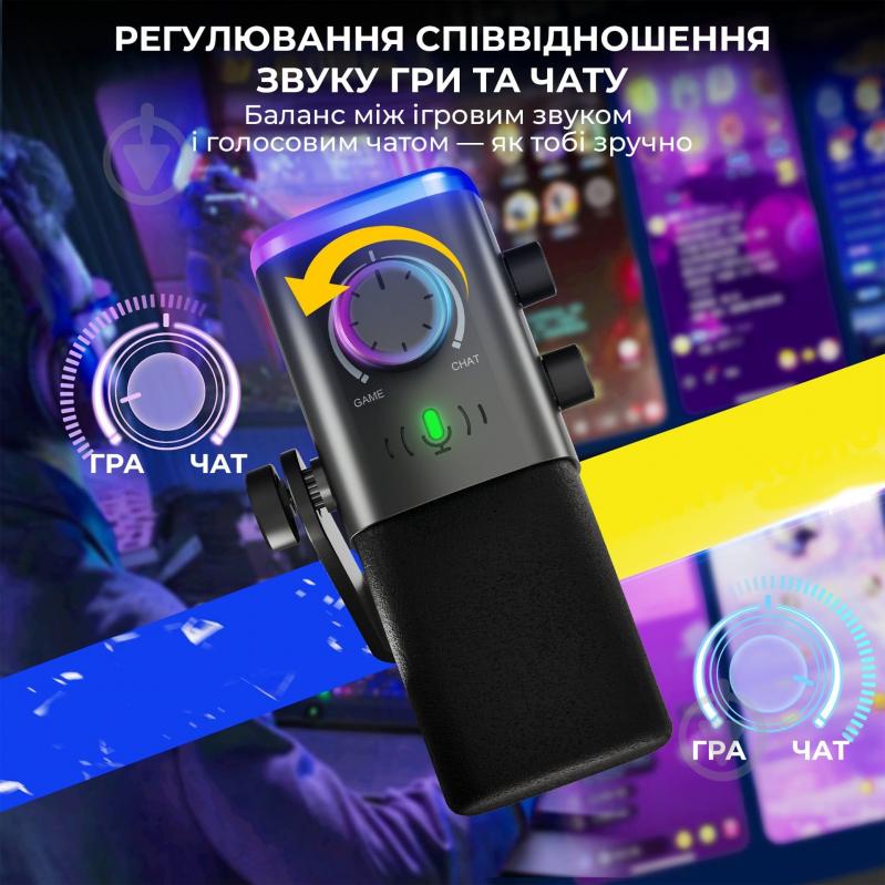 Микрофон FIFINE XLR/USB Black (AM9) - фото 12
