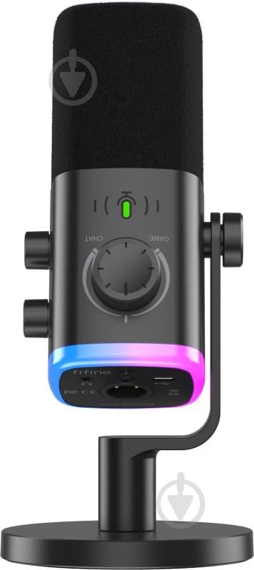 Микрофон FIFINE XLR/USB Black (AM9) - фото 5