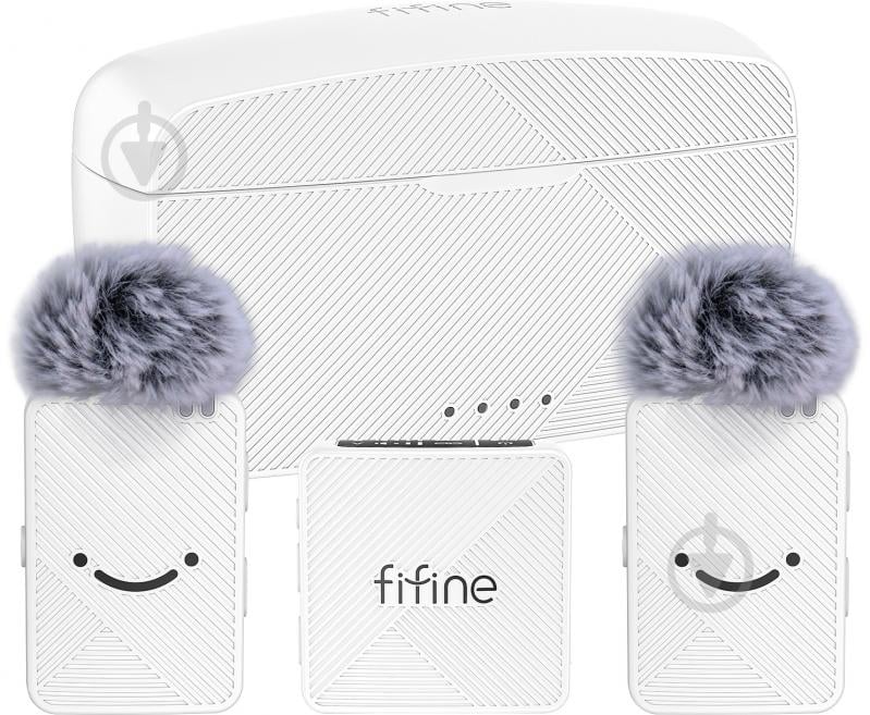 Мікрофон FIFINE петличний M9W White (M9W) - фото 2