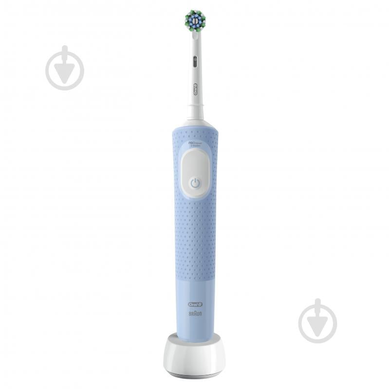 Электрическая зубная щетка Oral-B Vitality Pro Protect X Clean Голубая - фото 2