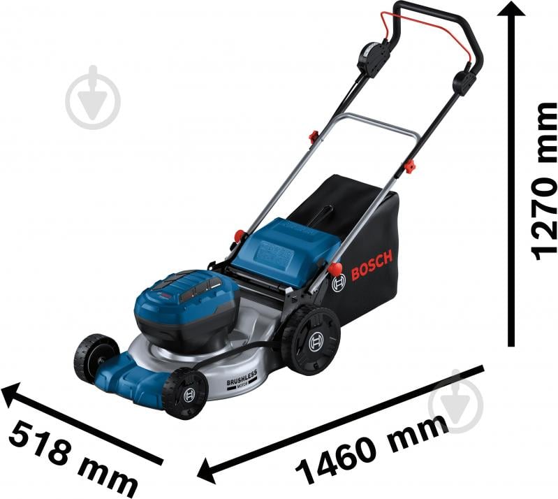 Газонокосилка аккумуляторная Bosch GRA 18V2-46 - фото 2