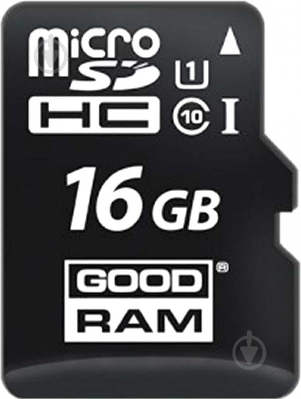 Карта памяти Goodram microSDXC 16 ГБ Class 10 UHS I - фото 1