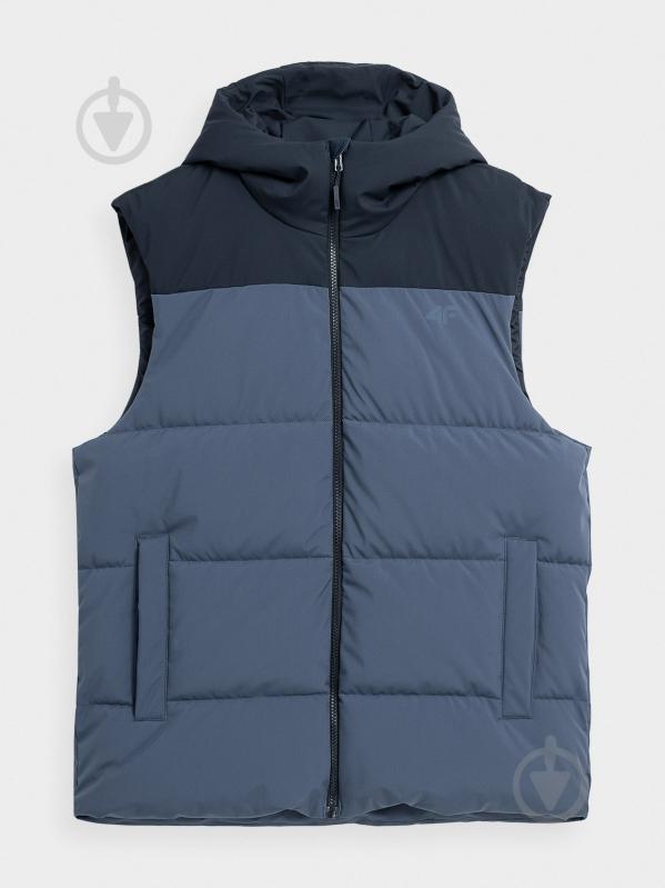 Жилет 4F DOWN JACKET M067 4FAW22TDJAM067-30S р.XL синий - фото 1