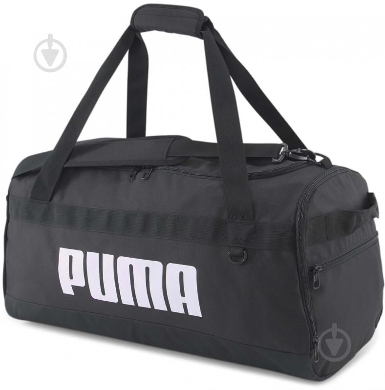 Спортивна сумка Puma CHALLENGER DUFFEL BAG M 07953101 58 л чорний - фото 1