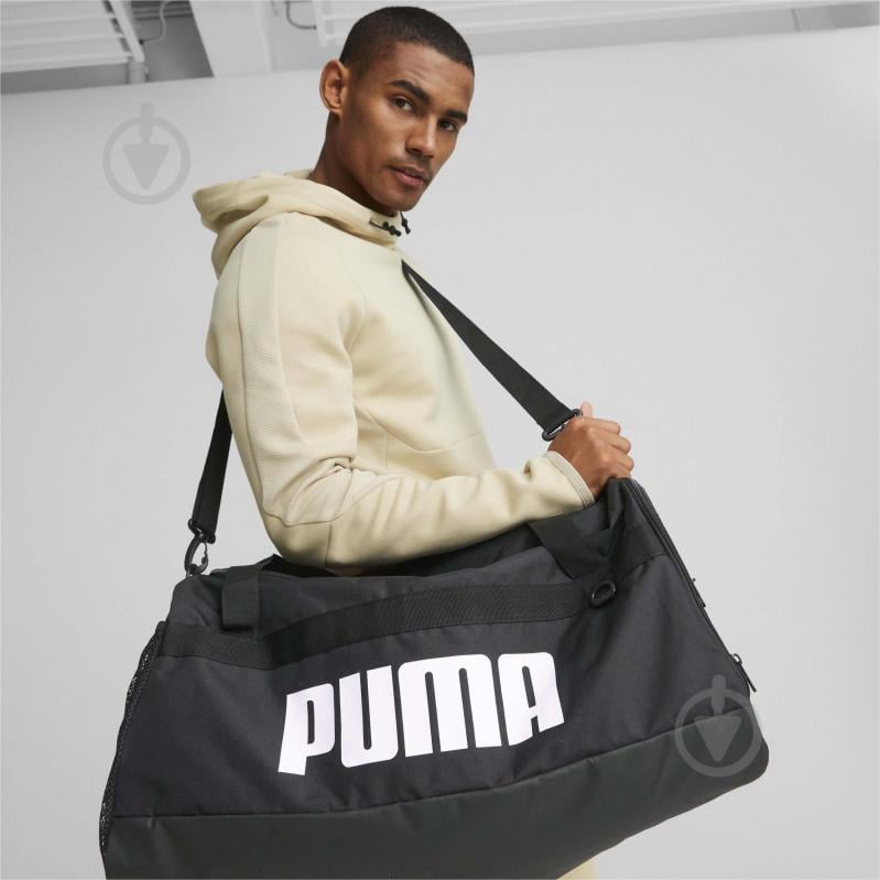 Спортивна сумка Puma CHALLENGER DUFFEL BAG M 07953101 58 л чорний - фото 3