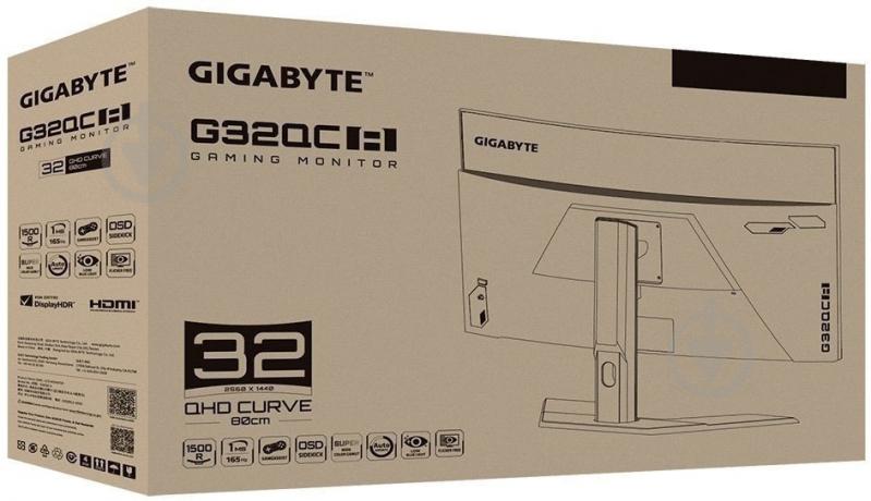 Монитор Gigabyte 31,5" (G32QC-A-EU) - фото 8