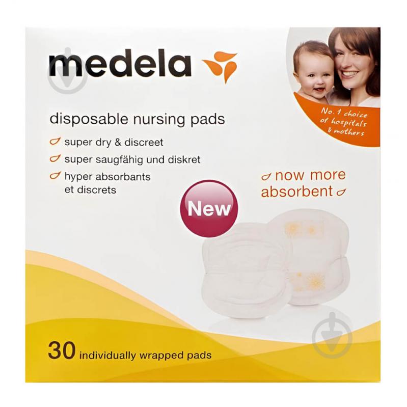 Вкладиші для бюстгальтера Medela Disposable Nursing Pads 30 шт. - фото 2