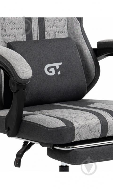 Кресло игровое GT Racer X-2337 серый - фото 8
