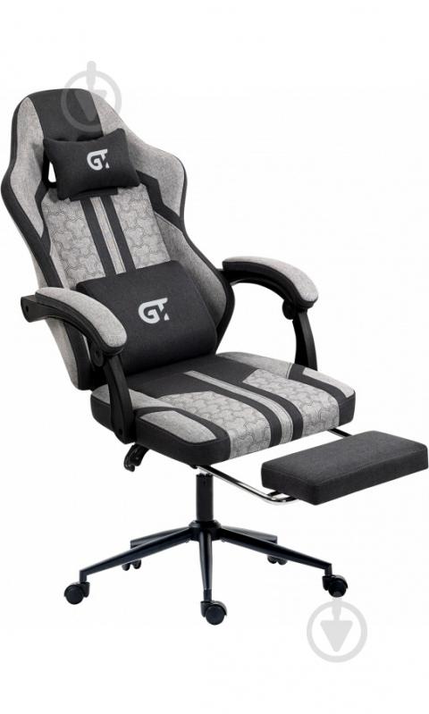 Кресло игровое GT Racer X-2337 серый - фото 6