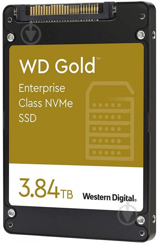 SSD-накопичувач Western Digital 3840GB U.2 PCI Express 3..1 x4 3D TLC (WDS384T1D0D) - фото 1