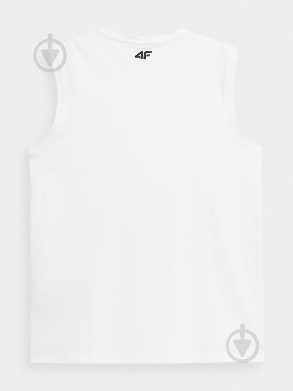 Майка 4F 4FSS23TSLEM016-10S р.M белый - фото 2 Майка 4F 4FSS23TSLEM016-10S р.M белый - фото 2