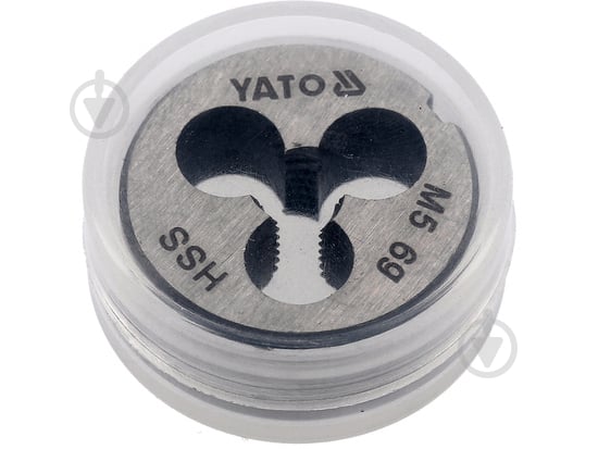 Плашка YATO М5 х 0.8 мм, HSS М2, m= 20 г. 1 шт. YT-2962 - фото 2