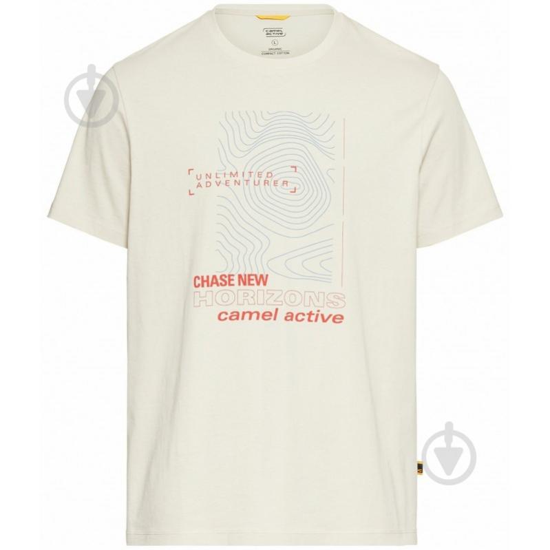 Футболка Camel Active Tshirt 1/2 Arm 409700-5T02-16 р.XL бежевий - фото 1 Футболка Camel Active Tshirt 1/2 Arm 409700-5T02-16 р.XL бежевий - фото 1