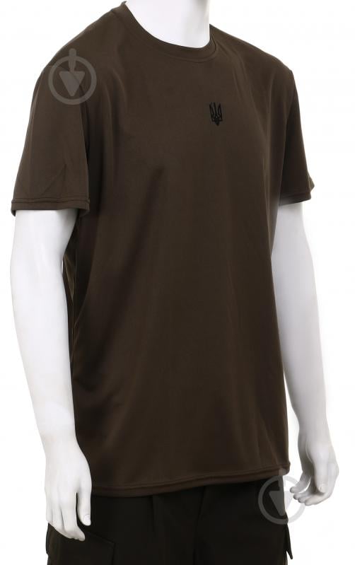 Футболка LOGOS-Tac COOLMAX з вишивкою чорний герб 04-09-00-0017 р.2XL хакі - фото 10