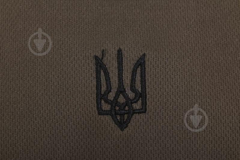 Футболка LOGOS-Tac COOLMAX з вишивкою чорний герб 04-09-00-0017 р.2XL хакі - фото 12