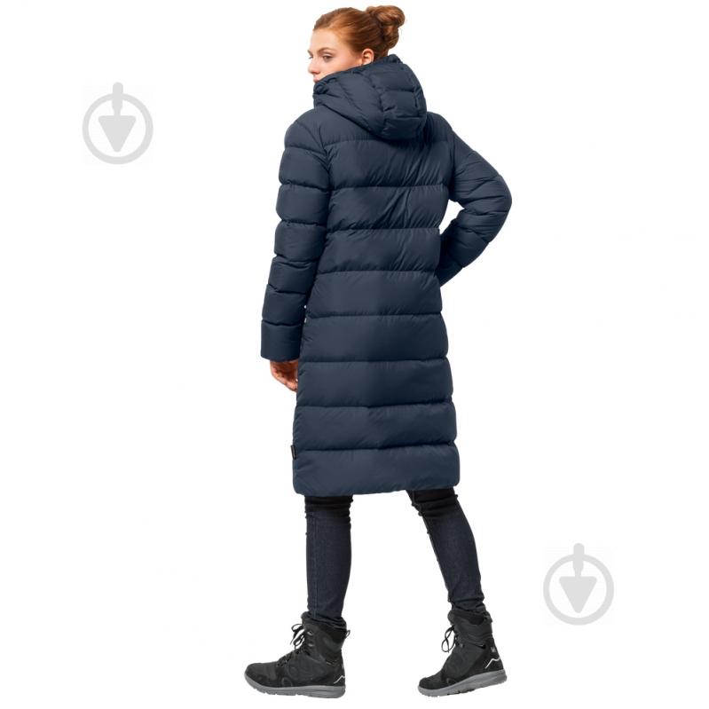 Пальто жіноче зимове Jack Wolfskin CRYSTAL PALACE COAT 1204131-1910 р.M темно-синє - фото 2