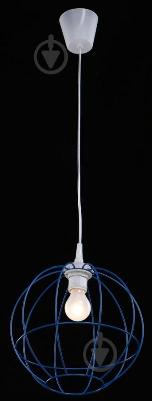 ВИТРИНА! Подвес TK Lighting Cosmo 1x60 Вт E27 голубой 2695 - фото 2