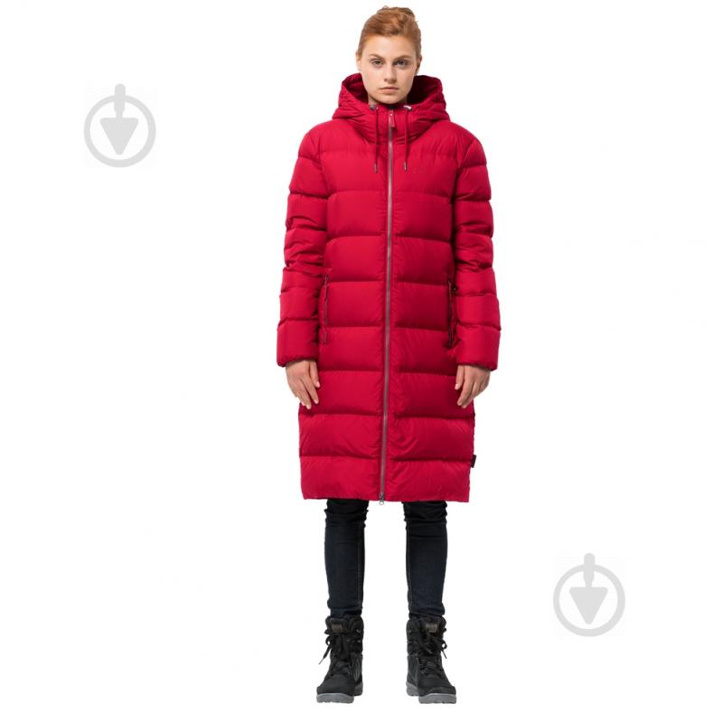 Пальто жіноче Jack Wolfskin CRYSTAL PALACE COAT 1204131-2505 р.XS червоне - фото 2