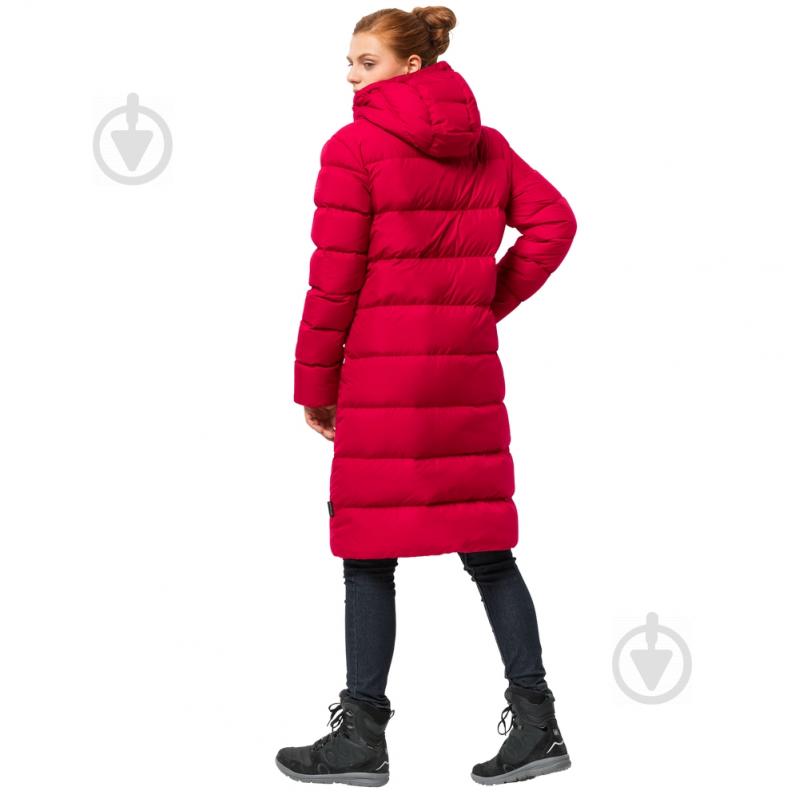 Пальто жіноче Jack Wolfskin CRYSTAL PALACE COAT 1204131-2505 р.XS червоне - фото 3