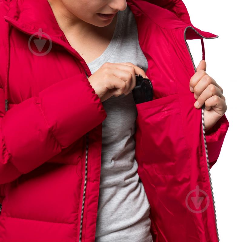 Пальто жіноче Jack Wolfskin CRYSTAL PALACE COAT 1204131-2505 р.XS червоне - фото 4