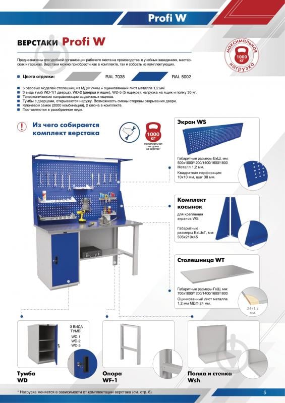 Тумба profi wd 1