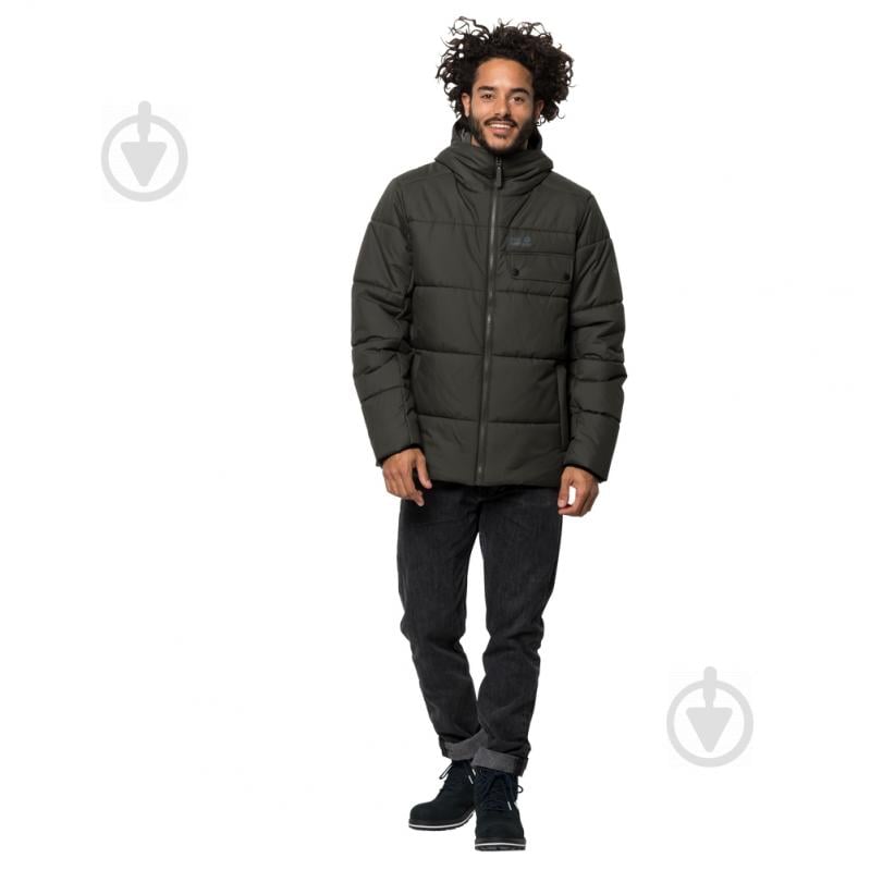 Куртка мужская зимняя Jack Wolfskin KYOTO JACKET M 1205041-5100 р.M зеленая - фото 2