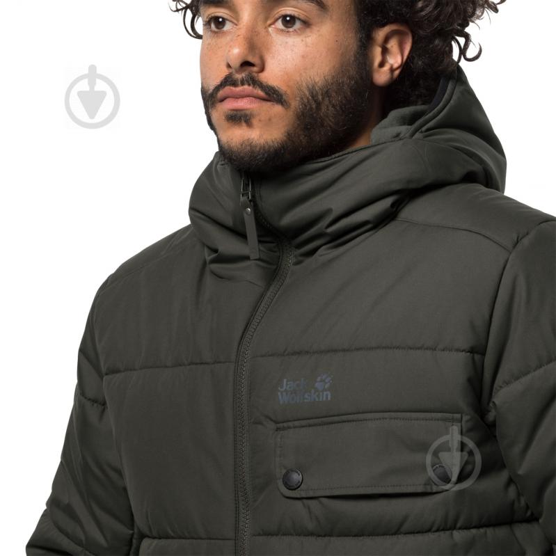 Куртка мужская зимняя Jack Wolfskin KYOTO JACKET M 1205041-5100 р.M зеленая - фото 4