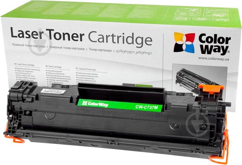 Картридж ColorWay CW-C737M/TH-1005 + тонер TH-1005 чорний - фото 1 Картридж ColorWay CW-C737M/TH-1005 + тонер TH-1005 чорний - фото 1