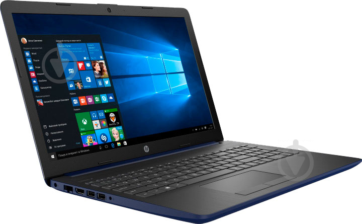 Ноутбук HP 15-db1032ur 15,6" (6VJ18EA) blue - фото 2