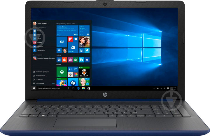 Ноутбук HP 15-db1032ur 15,6" (6VJ18EA) blue - фото 1