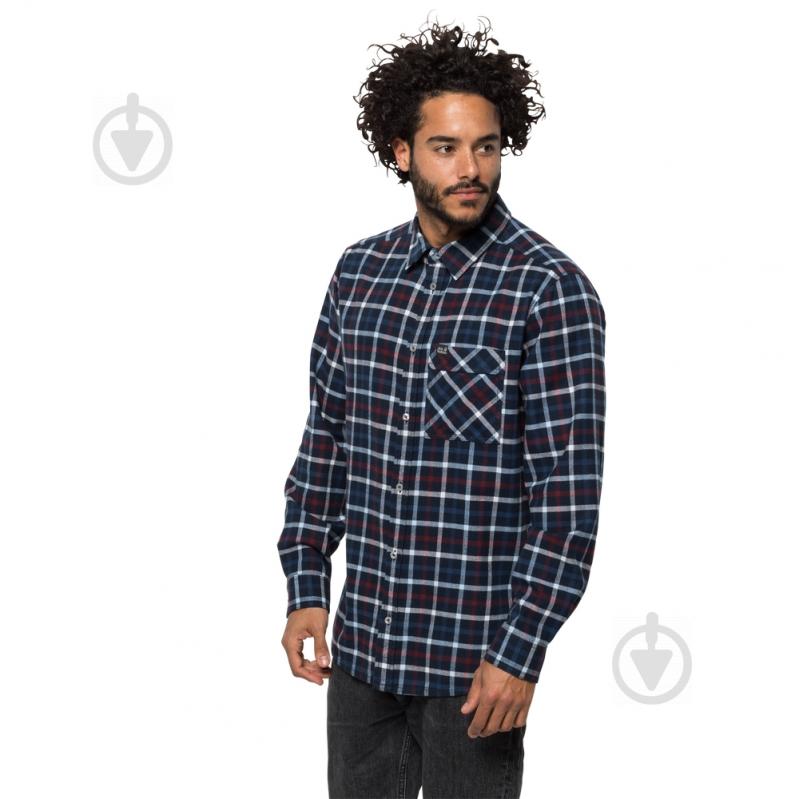 Сорочка Jack Wolfskin FRASER ISLAND SHIRT 1402522-7881 р. M темно-синій - фото 2