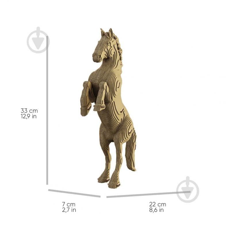 3D-конструктор Cartonic Cartonic 3D Puzzle HORSE CARTHORSE - фото 6 3D-конструктор Cartonic Cartonic 3D Puzzle HORSE CARTHORSE - фото 6